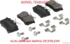 Arka fren balatası c3 c3 aırcross erp no 1619790680 1696257580  peugeot resmi