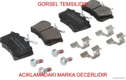 Arka fren balatası c3 c3 aırcross erp no 1619790680 1696257580  peugeot resmi