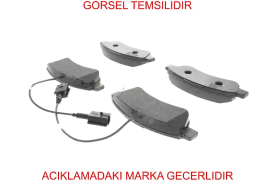 Fren balatası arka 137mm boxer- erp no:1675989880 1696258680  peugeot resmi