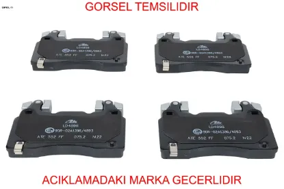 4 balata takımı opel  23441307 resmi