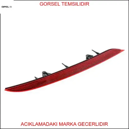 Reflektor arka sag tampon altı astra k opel 39047429 resmi