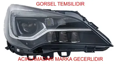 Komple far peugeot  39228806 resmi