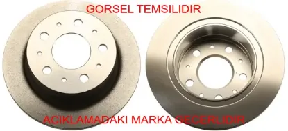 Arka fren diski tekli yeni ref:1607880680 peugeot  4249.K6 resmi