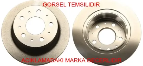 Arka fren diski tekli yeni ref:1607880680 peugeot  4249.K6 resmi