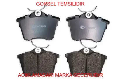 Arka fren balatası 407-607-c5 2.0/2.2/2.7 hdı peugeot 4252.79/ gdb1596/ 4254.91 resmi