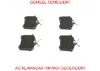 Arka Fren Balatasi 207-c3-clio-megane 1.5dci-1.6hd 6025371650/ 598474 resmi
