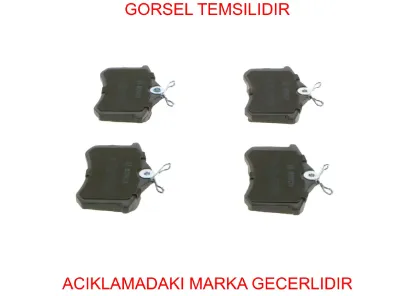 Arka Fren Balatasi 207-c3-clio-megane 1.5dci-1.6hd 6025371650/ 598474 resmi