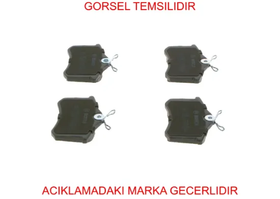 Arka Fren Balatasi 207-c3-clio-megane 1.5dci-1.6hd 6025371650/ 598474 resmi