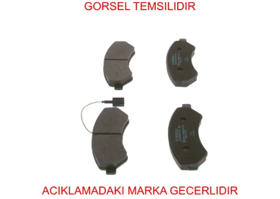 Ön fren balatası yeni referans:1623842580 peugeot 4253.73/ 24466 resmi