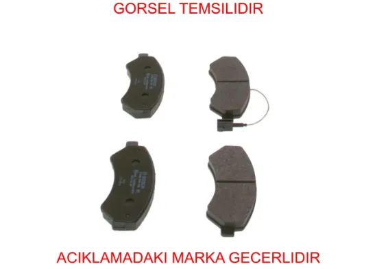 Ön fren balatası tk boxer 07-> peugeot 4253.75/ YENİ KOD: 1623842680 resmi