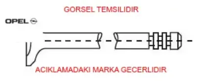 Egzoz supabı opel  55565339 resmi