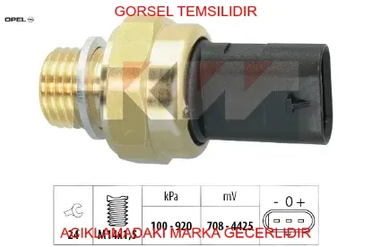Yağ basınç müşürü  astra j-corsa d  a13dtj opel 1248001/ 55582713 resmi