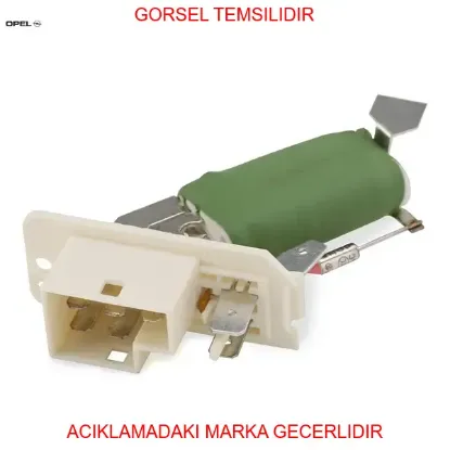 Kalorifer rezistansı   astra f-vectra a 1.4/1.6/1.8/2.0  89-98 opel 1845791/ 90383817 resmi