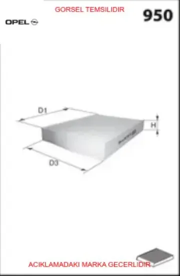 Filtre grubu opel  93172299 resmi