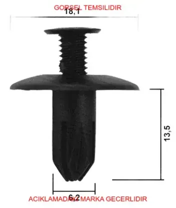 Agraf peugeot  94530397 resmi