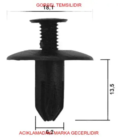 Agraf peugeot  94530397 resmi