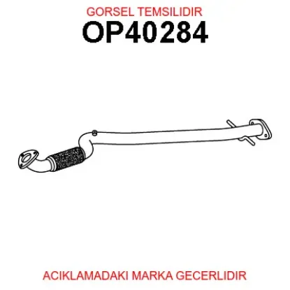 Ön egzoz borusu peugeot  95424494 resmi