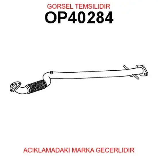 Ön egzoz borusu peugeot  95424494 resmi