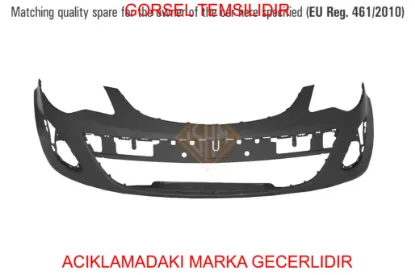 Ön Tampon (astarli) 11-14 Corsa D Peugeot 95508031 resmi