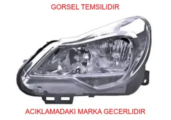 Far sol krom tn:as5 adaptıf har.b4(b)corsa d peugeot  95511327 resmi