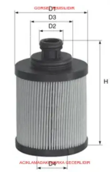 Yağ Filtresi    Astra H-corsa C/d-meriva-combo-linea-fiorino  Z13dtj/dth/dt 95517669 resmi