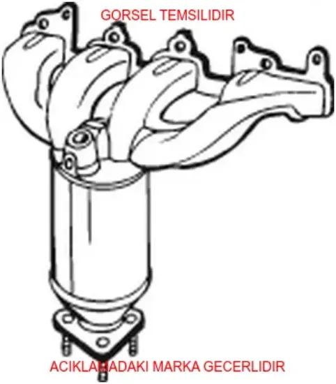Fap katalizö sd peugeot  95518932 resmi