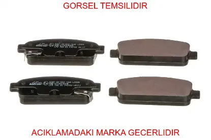 4 balata takımı peugeot  95530021 resmi