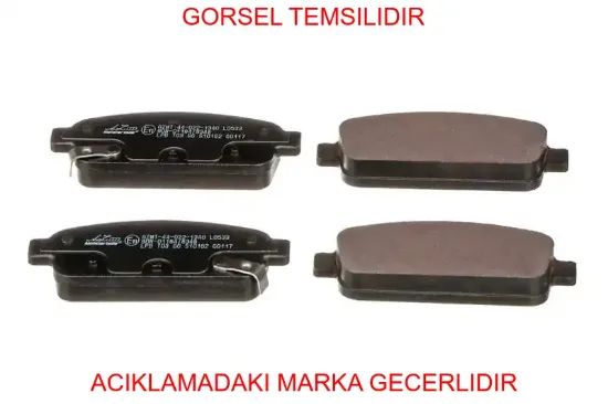 4 balata takımı peugeot  95530021 resmi