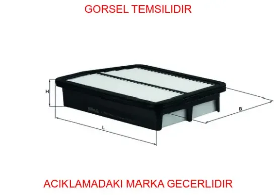 Filtre elemanı peugeot  96263897 resmi