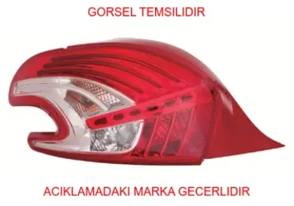 Stop lambası sol 208   peugeot 9672628280 resmi