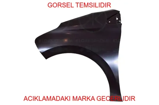Sol ön çamurluk 208 peugeot  9672994980 resmi