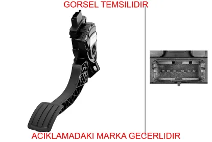 Gaz pedalı elektronik peugeot  9674829180 resmi