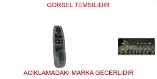 Cam kumanda düğmeleri peugeot  96758210MA resmi