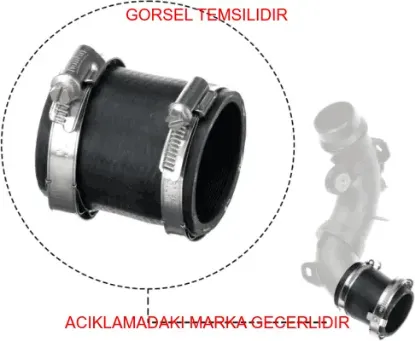 Turbo hava hortumu   208-308-2008-3008-5008-partner-c3-c4-berlıngo-ds3-ds4-c4 pıcasso/cactus peugeot  resmi