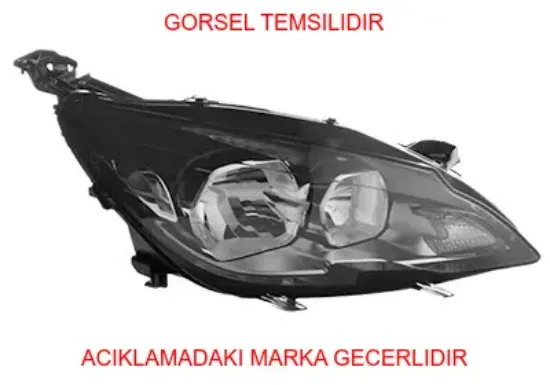 Sağ Ön Far 308 13- Peugeot    PEUGEOT 9677522980 resmi