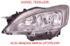 Sağ ön far 508 peugeot  9678393080 resmi