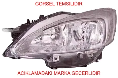 Sağ ön far 508 peugeot  9678393080 resmi