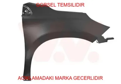 Sağ ön çamurluk 2008 peugeot  9678733980 resmi