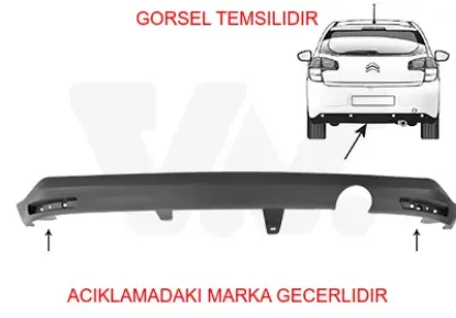 Tampon eteği 9803688680  peugeot resmi