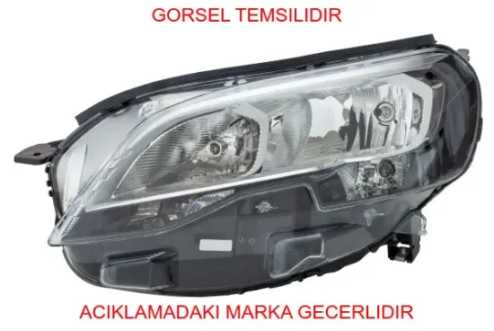 Sol ön far//peugeot peugeot  9808572680 resmi