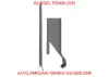 Ön cam çıtası sağ  3008 ıı (p84) peugeot  98101119XK resmi