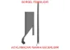 Ön cam çıtası sol  3008 ıı (p84) peugeot  98101120XK resmi