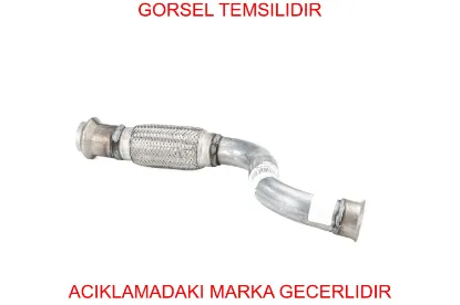 Ön egzoz borusu peugeot  9812592980 resmi
