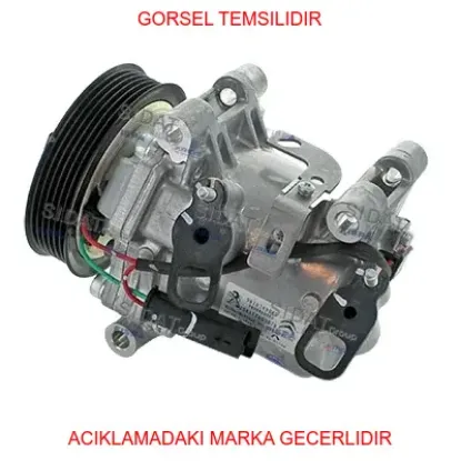 Klima kompresörü 301 dv6c/1.2 benzinli peugeot  9814865380 resmi
