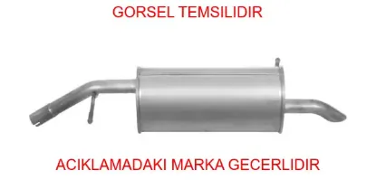 Arka susturucu peugeot  9818337180 resmi