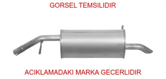 Arka susturucu peugeot  9818337180 resmi