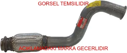 Ön egzoz borusu peugeot  9818370380 resmi