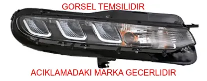 Gündüz farı sağ berlingo 2018 peugeot  9819435580 resmi