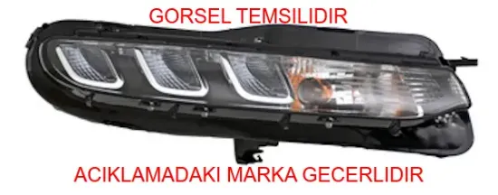 Gündüz farı sağ berlingo 2018 peugeot  9819435580 resmi