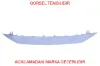 Ön sac tampon peugeot  982320401T resmi